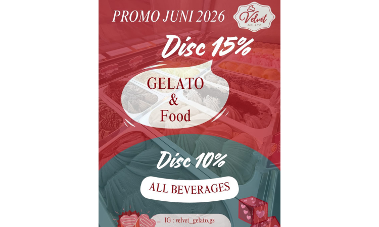 Promo Velvet Gelato Gading Serpong GoBSD