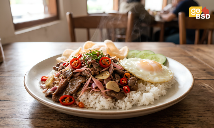 Nasi Oseng Daging Kecombrang - GoBSD
