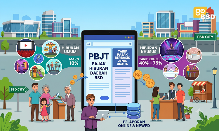 pajak hiburan daerah BSD - GoBSD
