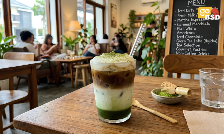 Cara Bikin Matcha Espresso Latte - GoBSD