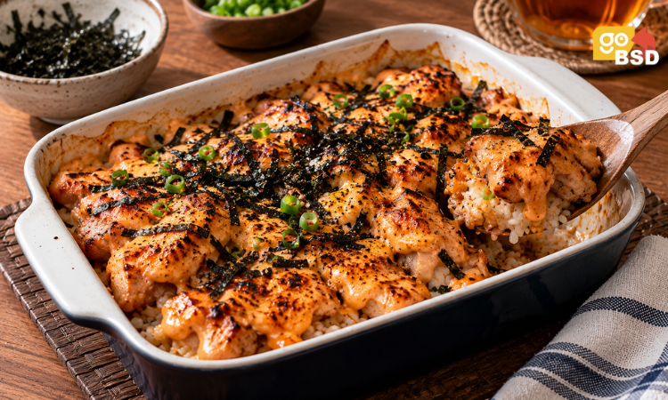 resep ayam mentai rice - GoBSD